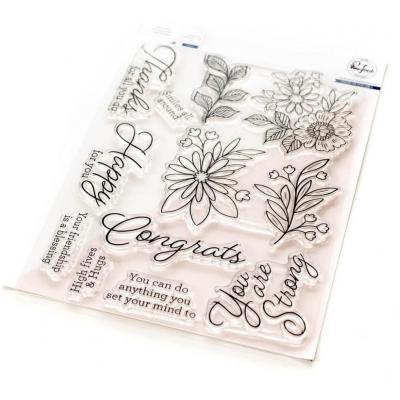 Pinkfresh Studio Clear Stamps - Happy For You