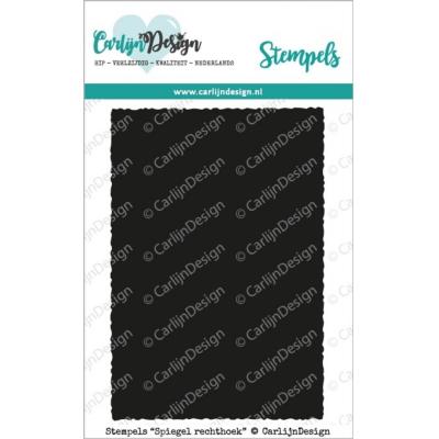 CarlijnDesign Clear Stamp - Rectangle Mirror Stamping