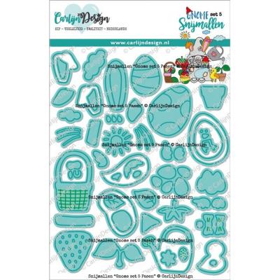 CarlijnDesign Stanzschablonen - Gnome Set 5 - Easter