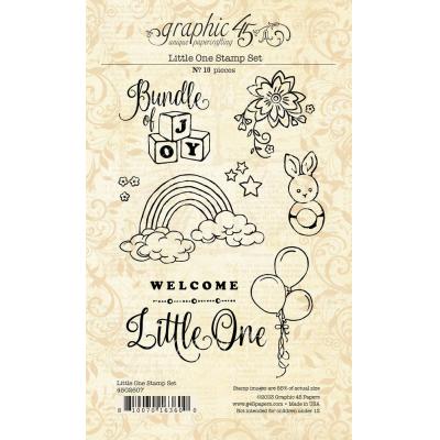 Graphic 45 Little One Clear Stamps - Little One