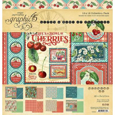 Graphic 45 Life's A Bowl Of Cherries Designpapiere - Collection Pack