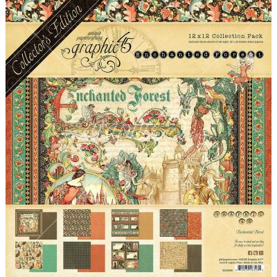 Graphic 45 Enchanted Forest Designpapiere - Deluxe Collector's Edition