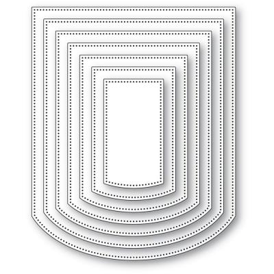 Memory Box Die -  Curved Cap Pinpoint Layers