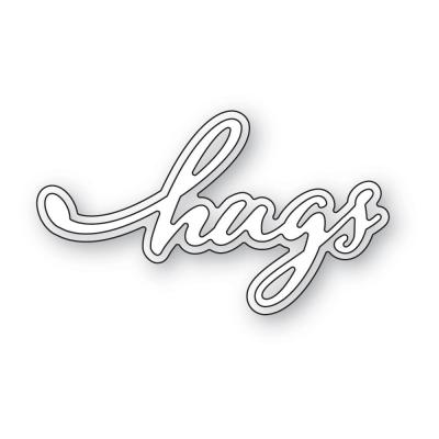 Memory Box Die - Hugs Tender Script