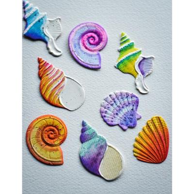 Memory Box 3D Folder & Die - Dazzling Seashells