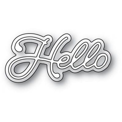 Poppystamps Die - Hello Moonlight Script