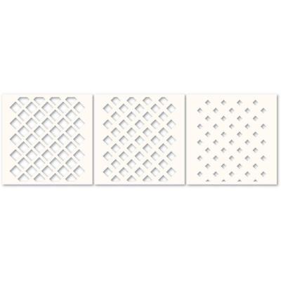 Poppystamps Stencil - Deco Diamond