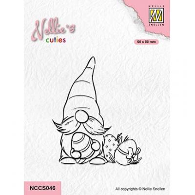 Nellie's Choice Clear Stamp -  Easter Gnom
