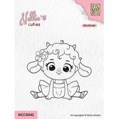 Nellie's Choice Clear Stamp - Little Lamb