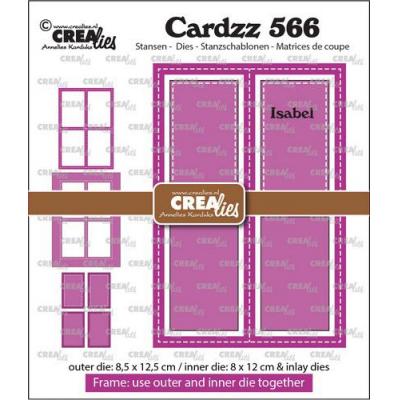 Crealies Cardzz CLCZ566 Stanzschablonen - Frame & Inlay Isabel