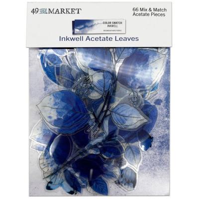 49 And Marke Color Swatch Inkwell Die Cuts - Acetate Leaves