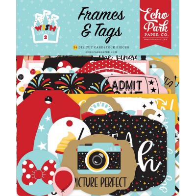 Echo Park Wish Upon A Star 2 Die Cuts - Frames & Tags