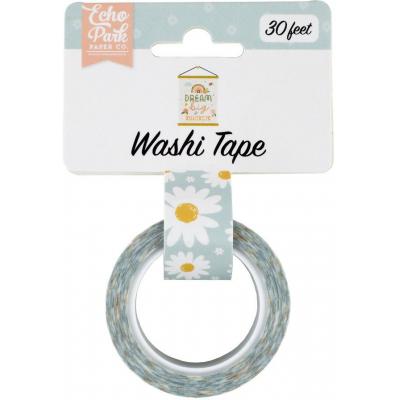 Echo Park Dream Big Little Girl Washi Tape  - Dreamy Daisies