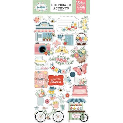 EchoPark Life Is Beautiful Sticker - Chipboard Accents