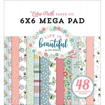 EchoPark Life Is Beautiful Designpapiere - Cardmakers Mega Pad