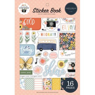 Carta Bella Here There And Everywhere Sticker - Sticker Book