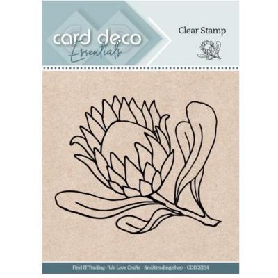 Find It Trading Amy Design Botanical Garden Clear Stamp - Protea
