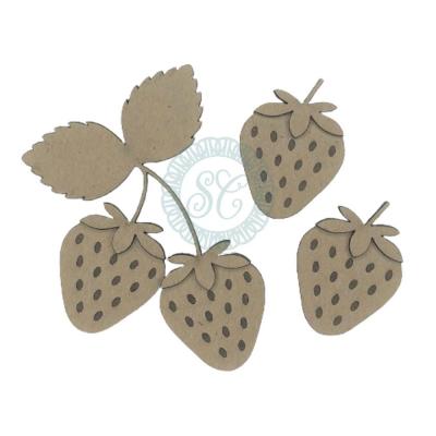 Scrapaholics Laser Cut Chipboards - Strawberry Style 1