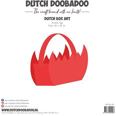 Dutch DooBaDoo Dutch Box Art Schablone - Broken Egg