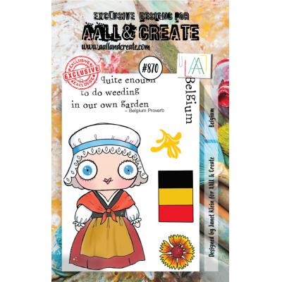 AALL & Create Clear Stamps Nr. 870 - Belgium