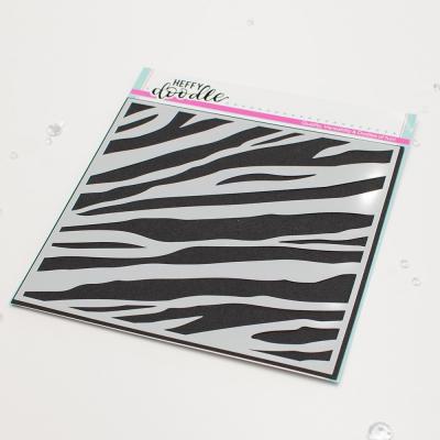 Heffy Doodle Stencil - Zebra Stripe