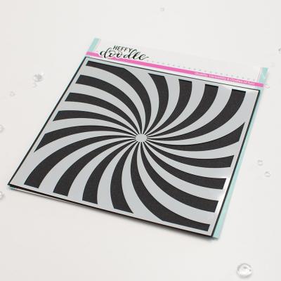 Heffy Doodle Stencil - Candy Swirl