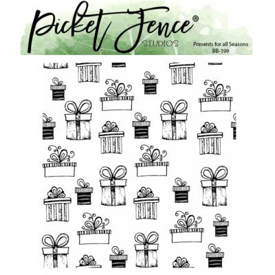 Picket Fence Studios Clear Stamp - Presents For All Seasons