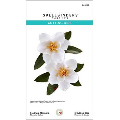 Spellbinders Etched Dies - Southern Magnolia