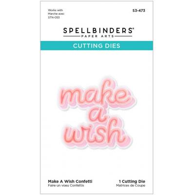 Spellbinders Etched Dies - Make A Wish Confetti