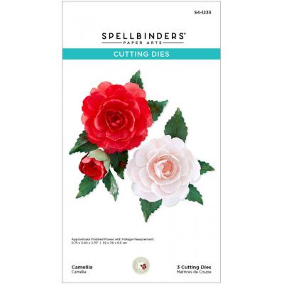 Spellbinders Etched Dies - Camellia