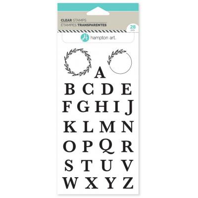 Hampton Art Clear Stamps - Letters