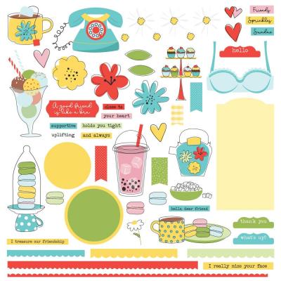 Photoplay Paper Friendship Sticker - Card Kit Stickers