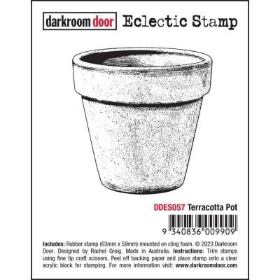 Darkroom Door Cling Stamp - Terracotta Pot