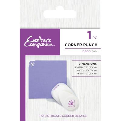 Crafter's Companion Motivstanzer - Corner Punch  Deco Fan