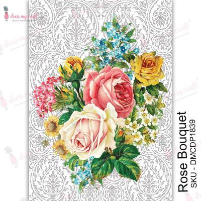 Dress My Craft Transferpapier - Rose Bouquet
