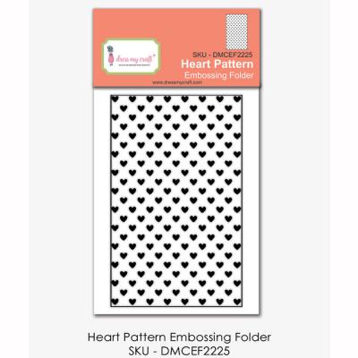 Dress My Craft Embossing Folder - Heart