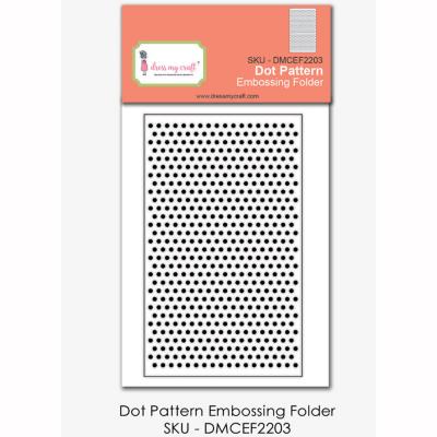 Dress My Craft Embossing Folder - Dot