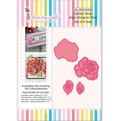 Dress My Craft Cutting Dies - Garden Rose