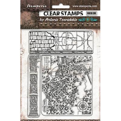 Stamperia Magic Forest Clear Stamps - Bricks