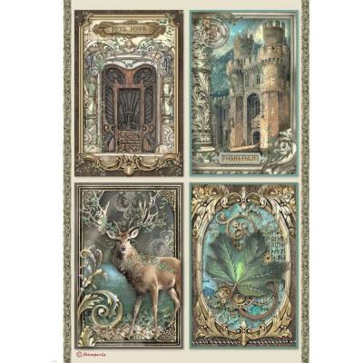 Stamperia Magic Forest Spezialpapier - Cards