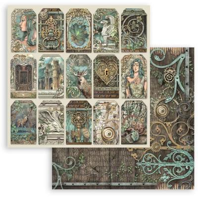 Stamperia Magic Forest Designpapier - Tags