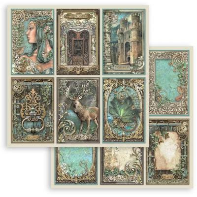 Stamperia Magic Forest Designpapier - Cards
