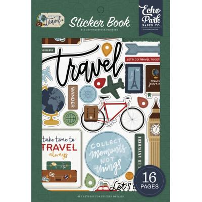 Echo Park Let's Go Travel Sticker - Sticker Book