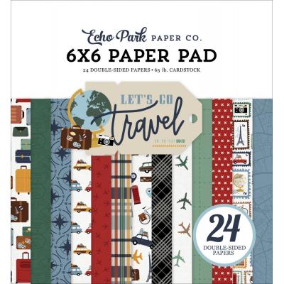 Echo Park Let's Go Travel Designpapiere - Paper Pad