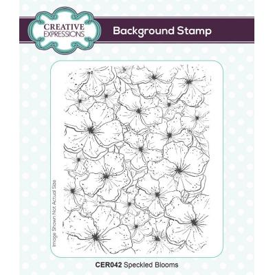 Creative Expressions Clear Stamp - Speckled Blooms
