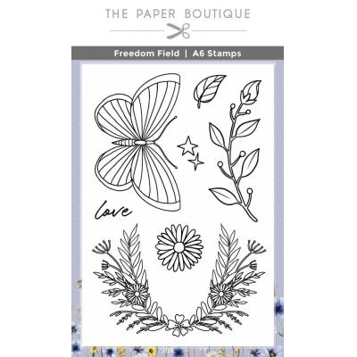 The Paper Boutique Freedom Field Clear Stamps - Freedom Field