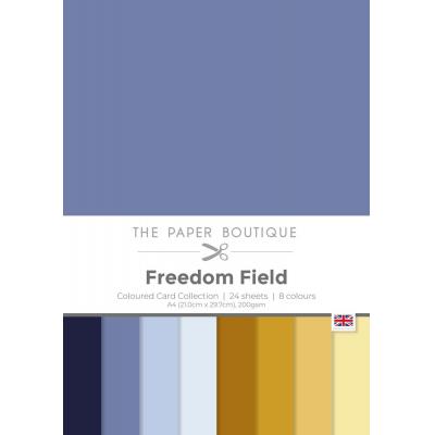 The Paper Boutique Perfect Partners Freedom Field Cardstock - Coloured Card Collection