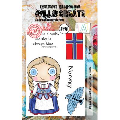 AALL & Create Clear Stamps Nr. 890 - Norway