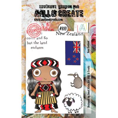 AALL & Create Clear Stamps Nr. 889 - New Zealand
