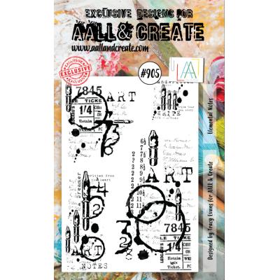 AALL & Create Clear Stamps Nr. 905 - Elemental Notes
